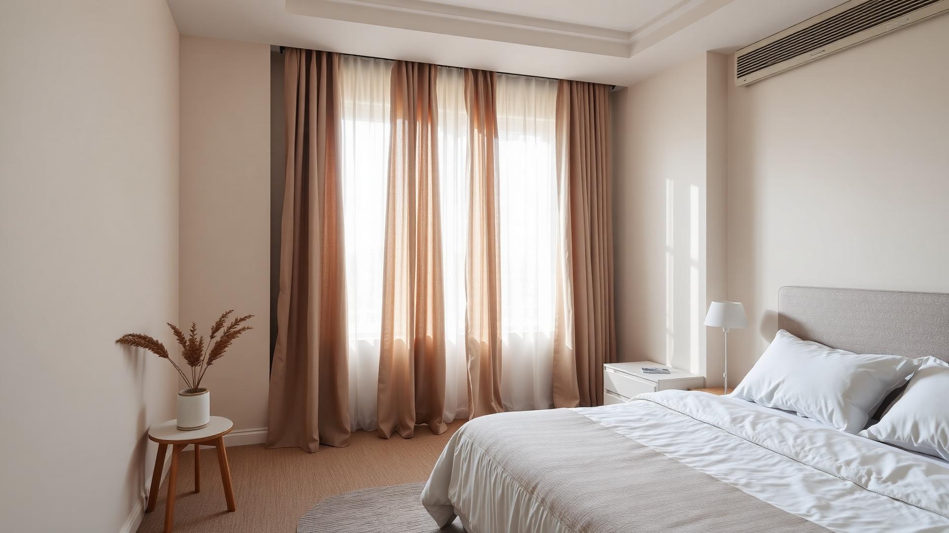 A serene sunlit interior styled with SELVYRO lighting.